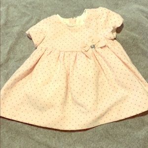 Baby Girl Pink Polka Dot Dress